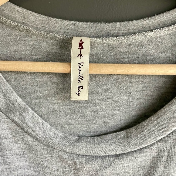 Vanilla Bay Sleeveless Gray Maternity Dress Size Large - Picture 4 of 5